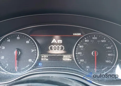 2015 Audi A6 2.0T Premium из США, поврежденный, VIN WAUGFAFC8FN031204